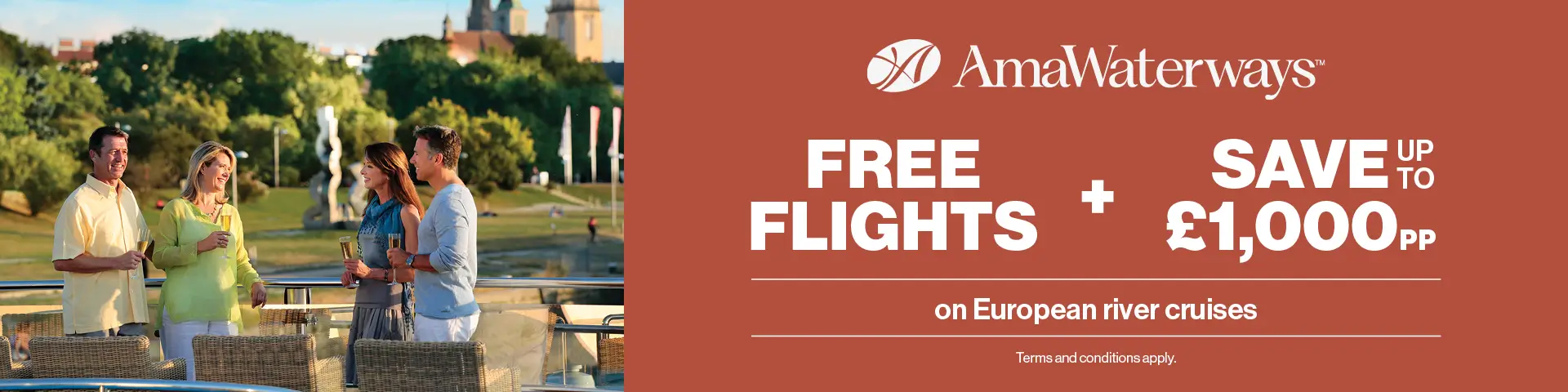 AmaWaterways Free Flights January 2026